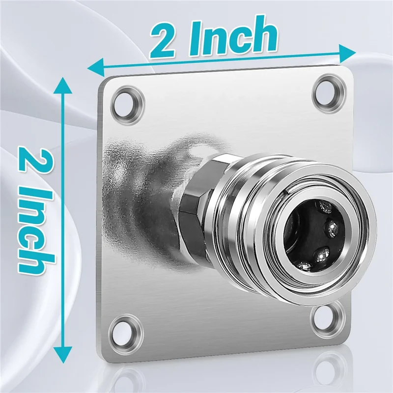 Stainless Steel Wall-Mounted Foam Cannon Storage Rack High Pressure Washer Accessory Holder