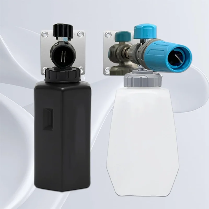 Stainless Steel Wall-Mounted Foam Cannon Storage Rack High Pressure Washer Accessory Holder