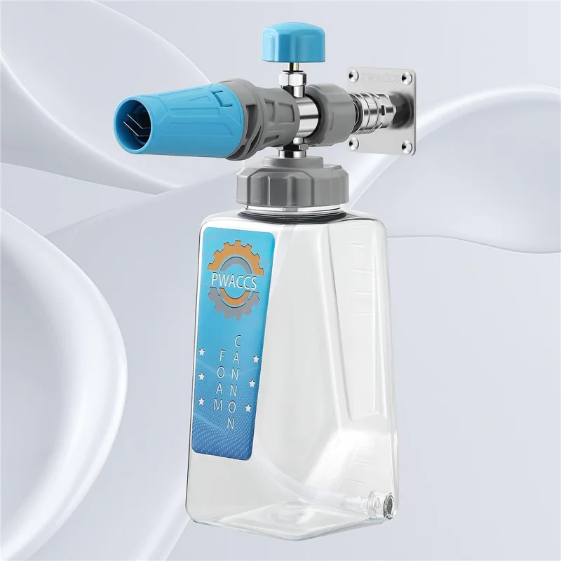 Stainless Steel Wall-Mounted Foam Cannon Storage Rack High Pressure Washer Accessory Holder