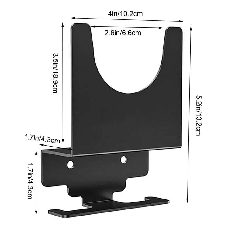 2Pcs Wall Mount Angle Grinder Holder Stand with Mounting Screws for 5 Inch Grinder / Cutter / Polisher