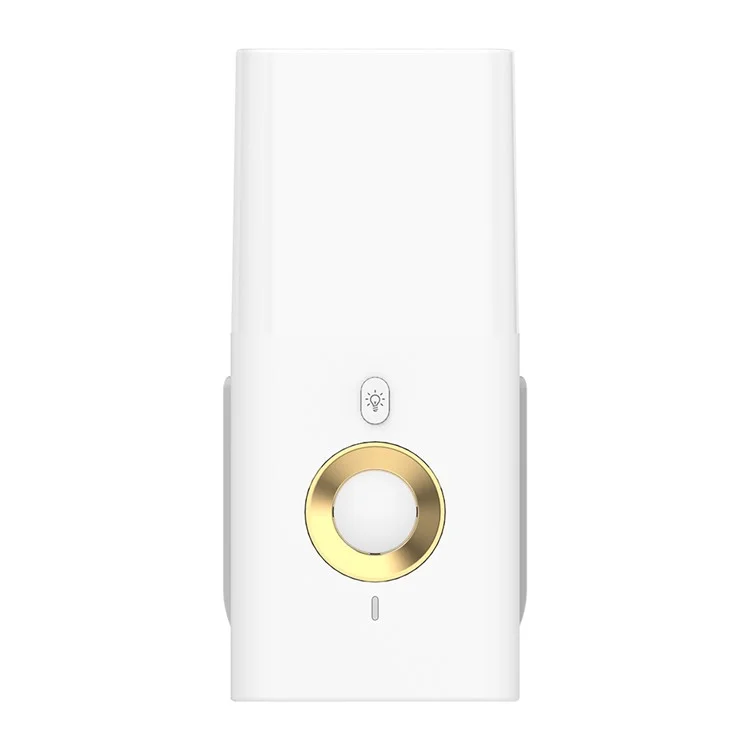 TB-38SCSLIRO kabelloses Ladeindukations-LED-Nachtlicht für den menschlichen Körper, RGB 7 Farben, SOS-Taschenlampe - Weiß / EU-Stecker