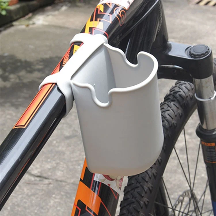 Multi-Purpose Stroller Bicycle Wheelchair Cup Holder TPR Foldable Drink Bottle Holder - Black
