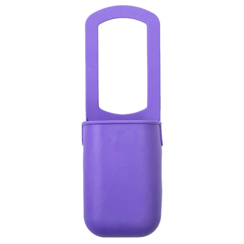 Multi-Purpose Stroller Bicycle Wheelchair Cup Holder TPR Foldable Drink Bottle Holder - Purple
