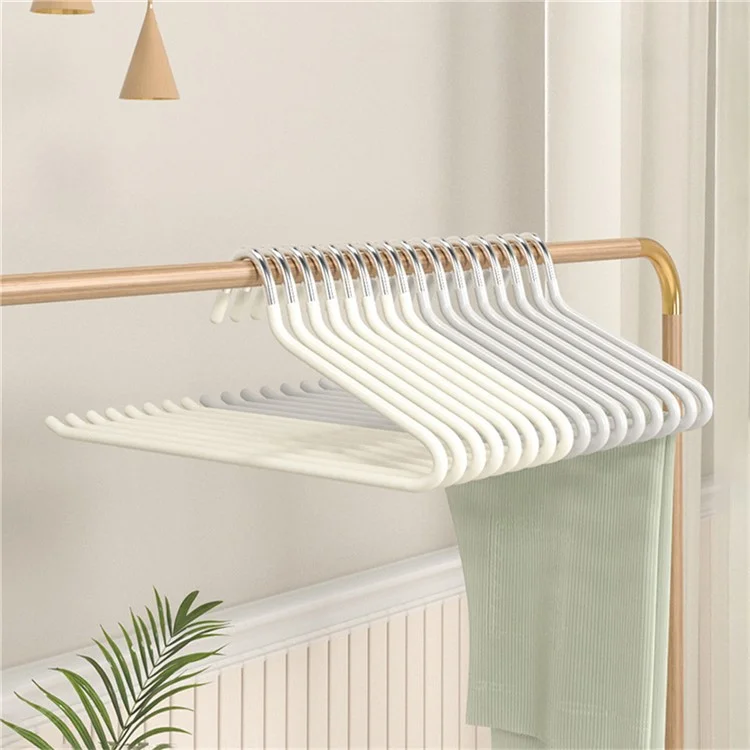 5Pcs Z Shaped Goose Neck Pants Hangers Closet Space Saving Non Slip Anti Wrinkle Trousers Organizer - White
