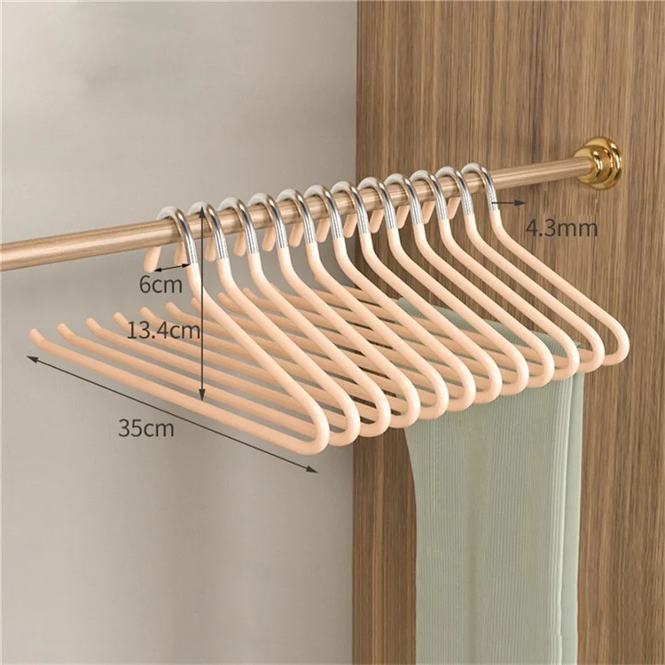 5Pcs Z Shaped Goose Neck Pants Hangers Closet Space Saving Non Slip Anti Wrinkle Trousers Organizer - White