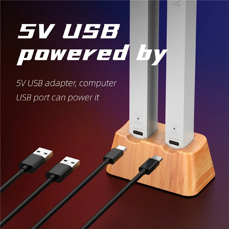 AJRZJ02 RGB Soundsteuerung Licht stimmaktivierte Pickup Musik Rhythmus Licht Kirschholz USB Ambiente Lampe