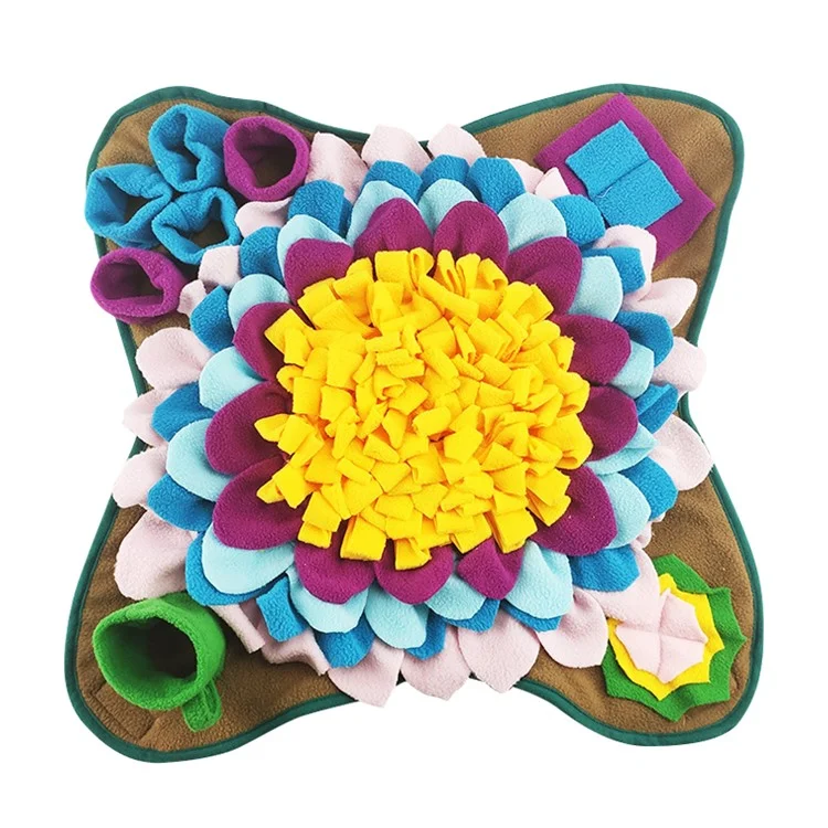 45 * 45cm Puzzle Interactif D'alimentation Tapis Enrichissement Jouets Snuffle Mat R Slow Mat Fear For Chiens