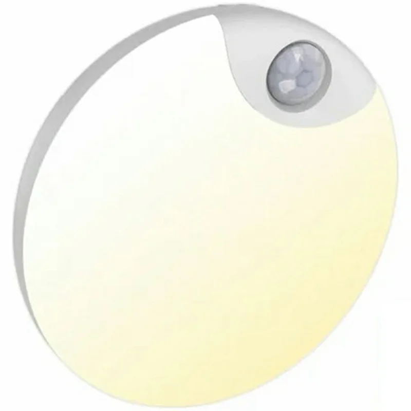 F13 Lampe de nuit LED magnétique rechargeable avec détecteur de mouvement et variateur - Lumière chaude pour chambre et couloir