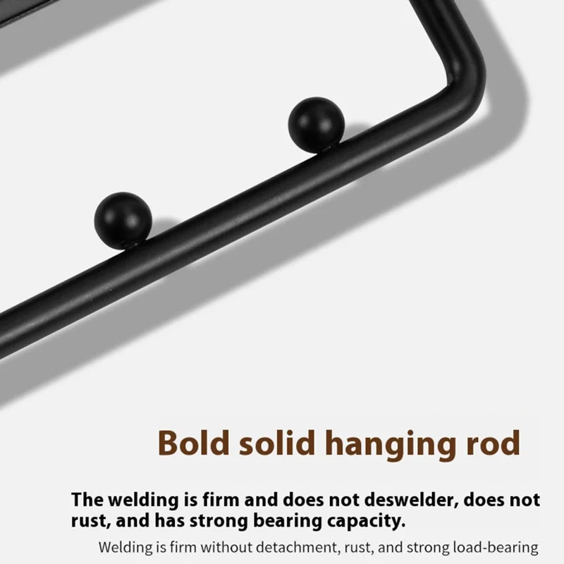 10 Inch Wardrobe Closet Retractable Pull-Out Hanging Rod Aluminum Alloy Pants Hanger Rack - Silver