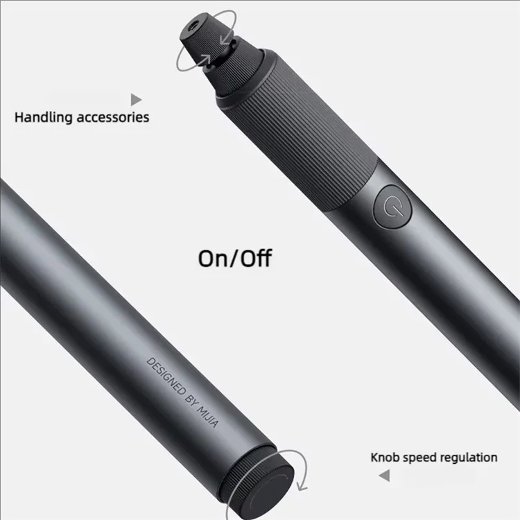 XIAOMI MIJIA Electric Grinding Pen with 16 Grinding Heads Set for DIY Crafting Polishing Engraving Tool