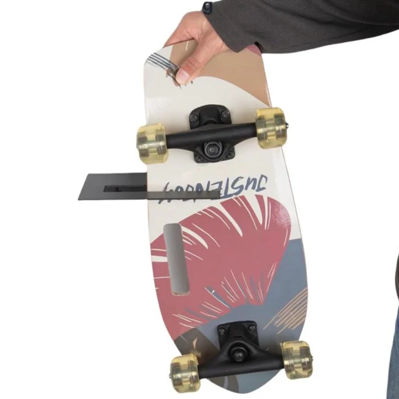 YH014-1 Metal Skateboard Wall Mount Holder Skateboard Display Rack Hanger for Home / Garage / Office Storage