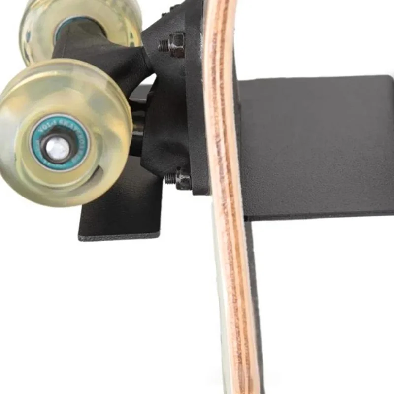 YH014-2 2Pcs Skateboard Wall Mount Display Rack Metal Hanger for Home  /  Garage  /  Office Storage