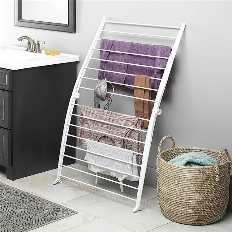 Tendedero plegable para balcón y baño, ahorrador de espacio, multiusos para tender la ropa