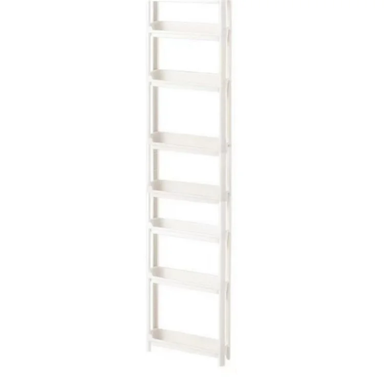 Estantería de almacenamiento de espacio estrecho de 8 niveles para la puerta del baño de 11,5 cm Organizador de estantería ahorradora de espacio