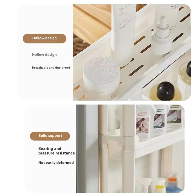Estantería de almacenamiento de espacio estrecho de 8 niveles para la puerta del baño de 11,5 cm Organizador de estantería ahorradora de espacio