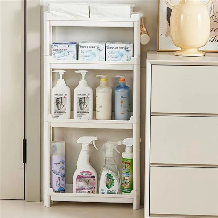 Estantería de almacenamiento de espacio estrecho de 8 niveles para la puerta del baño de 11,5 cm Organizador de estantería ahorradora de espacio