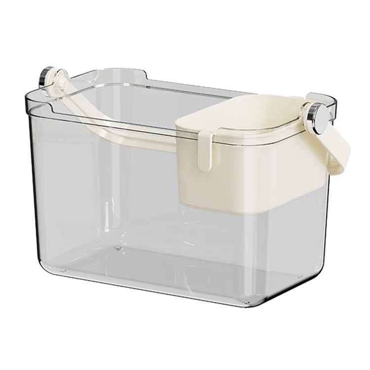 Organisateur de Toilette de Douche Portable avec Panier Intérieur - Rangement Essentiel pour Accessoires de Bain