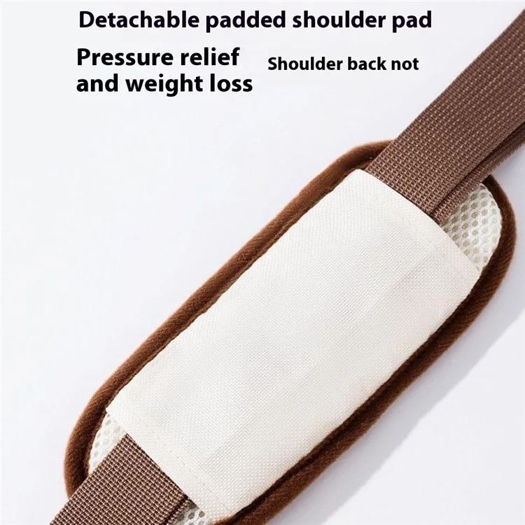 Borsa Trasportino Taglia M per Cani da 4-6,5 Kg, Tracolla Porta Animali Traspirante e Portatile con Impugnatura a Spalla