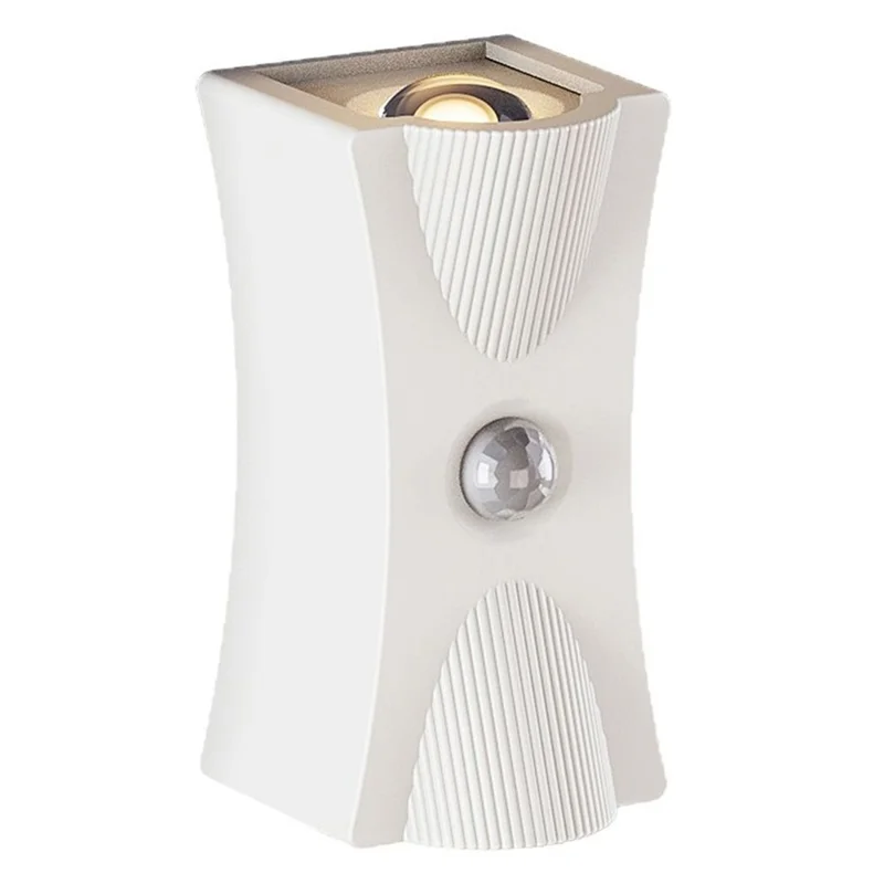 SWL001 Wireless Wall Light Motion Sensor Stair Light Magnetic Reading Lamp for Bedroom Living Room - White