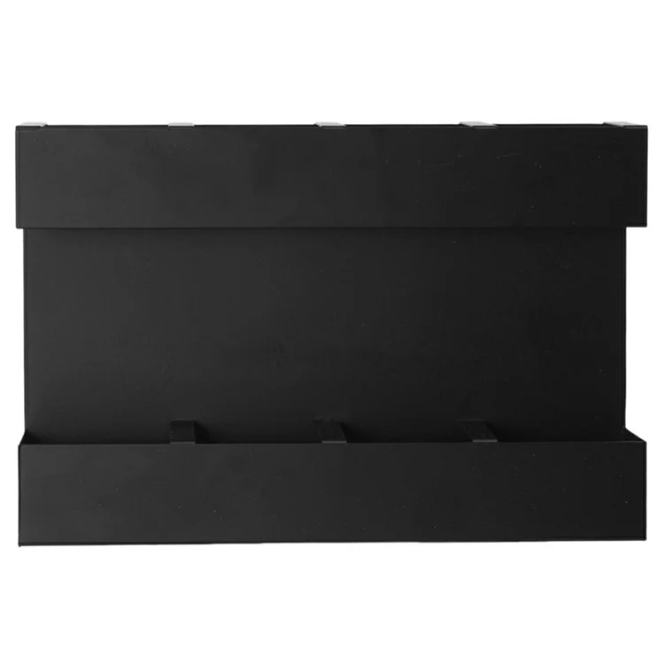 YH019-1 4 Slots Metal Straw Dispenser Organizer Rack Space Saving Kitchen Storage Shelf (Without Soft Magnetic Sheet)