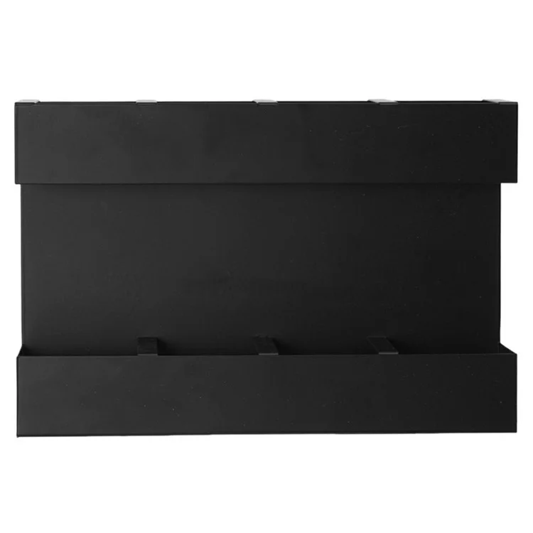 YH019-2 4 Slots Metal Straw Dispenser Organizer Rack Space Saving Kitchen Storage Shelf (With 12 Soft Magnetic Sheet)