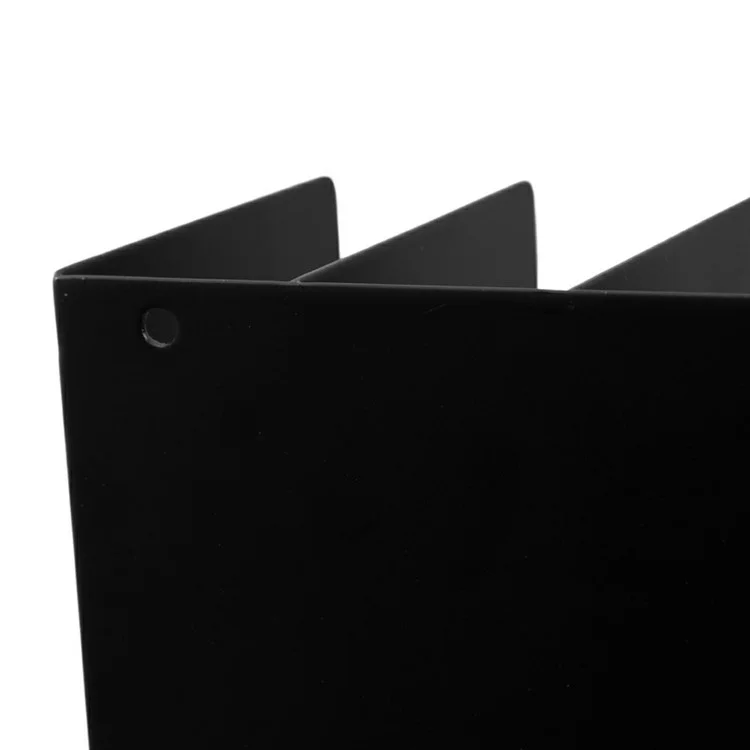YH017 5 Slots Metal Desk Organizer File Sorter Space Saving Mail Document Storage Rack