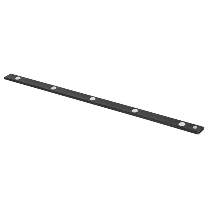 80cm RGB Motion Sensor Closet Light Bar Magnetic Rechargeable Under Cabinet Night Lamp - Black