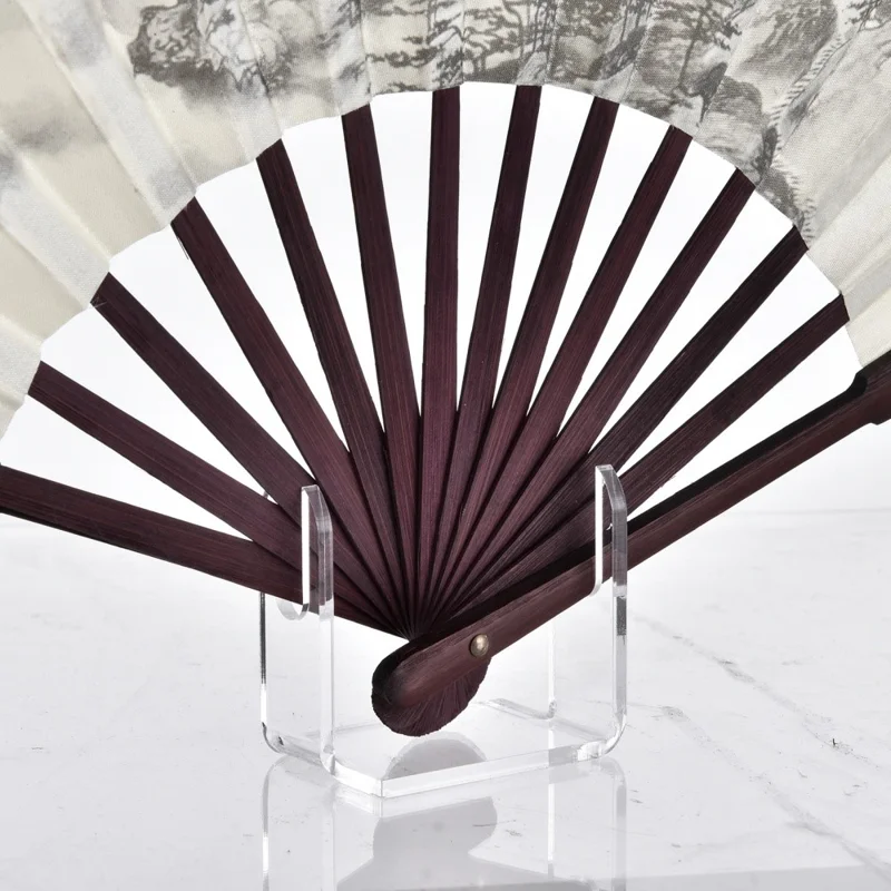 Suporte de Exibição em Acrílico para Ventiladores Dobráveis - Organizador, Rack, Suporte e Vitrine de Armazenamento