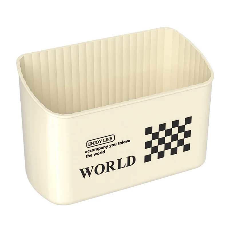 Set da 3 Pezzi / Contenitore Organizzatore da Cucina in Plastica per Frigorifero con Magneti, Senza Necessità di Forare