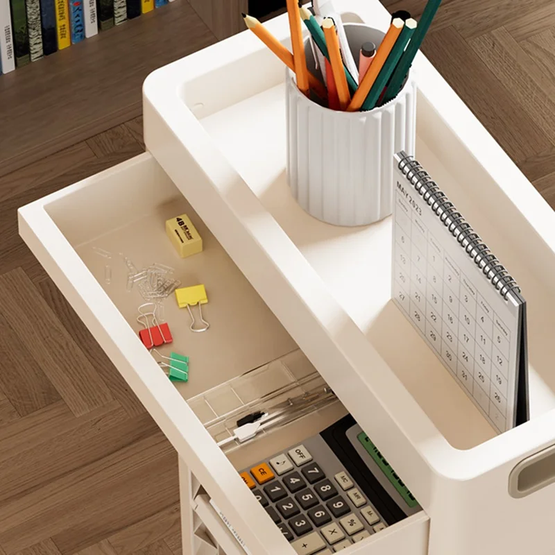 Scaffale Libreria a 5 Ripiani Multiuso con Cassetto - Organizzatore da Scrivania in PP