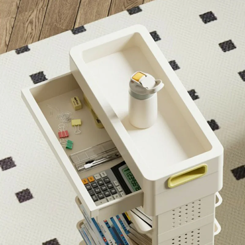 5-stufiges Klassenzimmer-Schreibtisch-Buchregal mit Aufbewahrungsschublade aus Polypropylen für Büromaterial