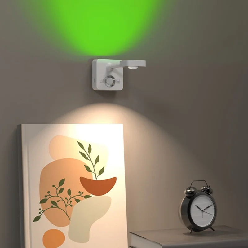 Remote Control Wall Art LED Spotlight for Paintings USB Rechargeable Dimmable Colorful Ambient Light