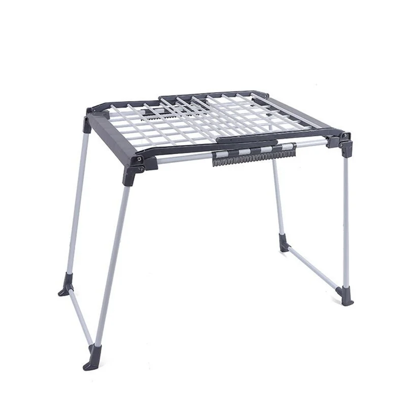 Support de Séchage Pliable pour Vêtements - Support Multifonctionnel Gain de Place pour Linge, Intérieur et Extérieur, Porte-Serviettes - Noir