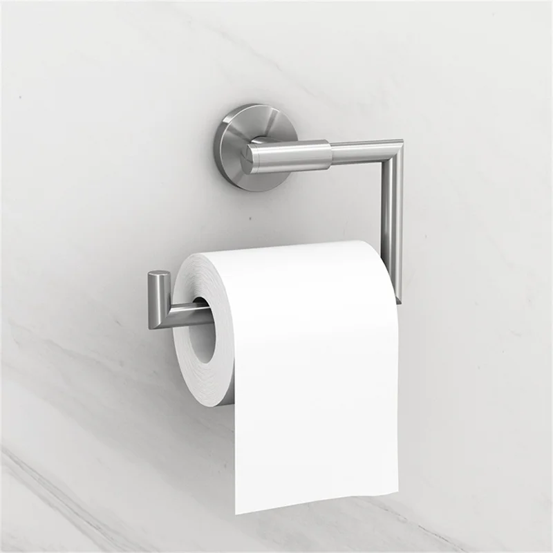 Stainless Steel Toilet Paper Holder Wall Mount Bathroom Tissue Roll Dispenser with 180 Degree Rotating Arm