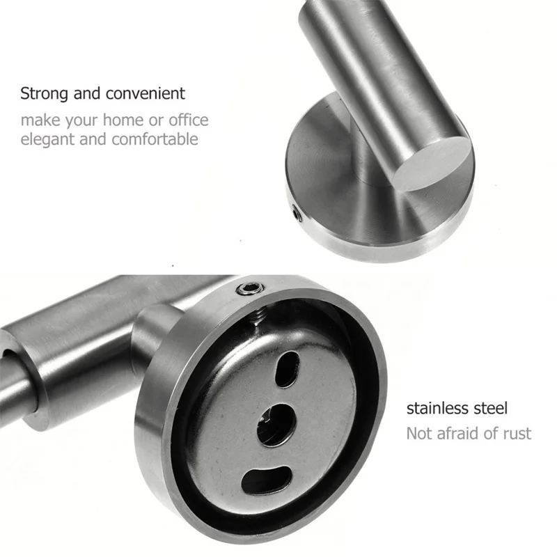Stainless Steel Toilet Paper Holder Wall Mount Bathroom Tissue Roll Dispenser with 180 Degree Rotating Arm
