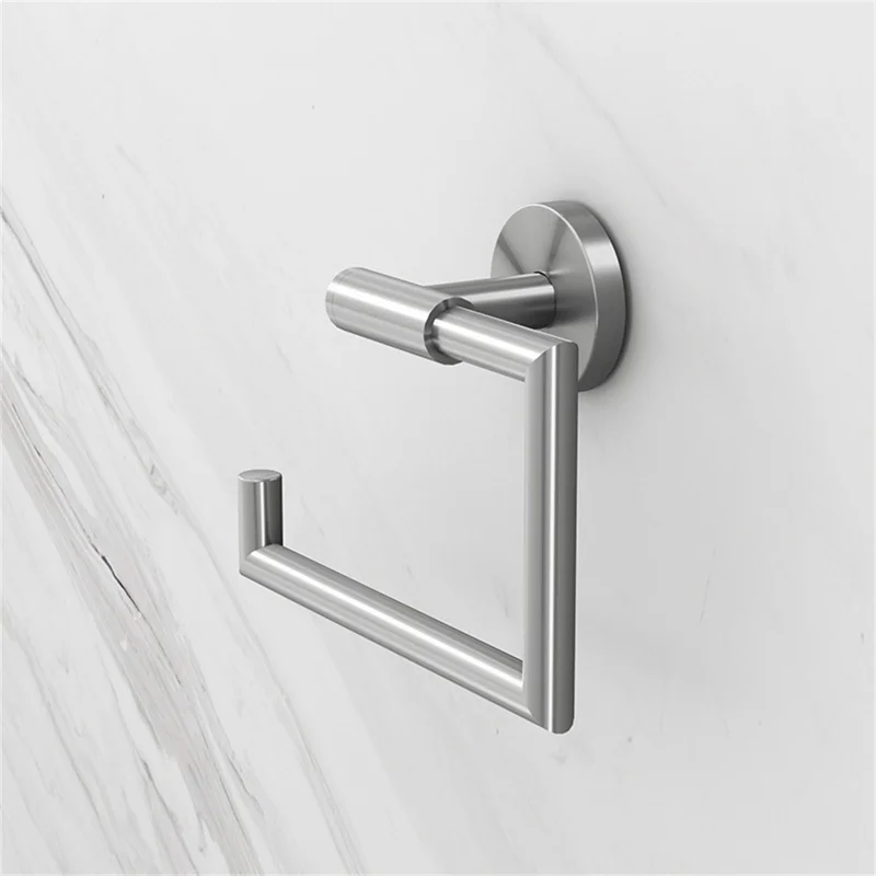 Stainless Steel Toilet Paper Holder Wall Mount Bathroom Tissue Roll Dispenser with 180 Degree Rotating Arm