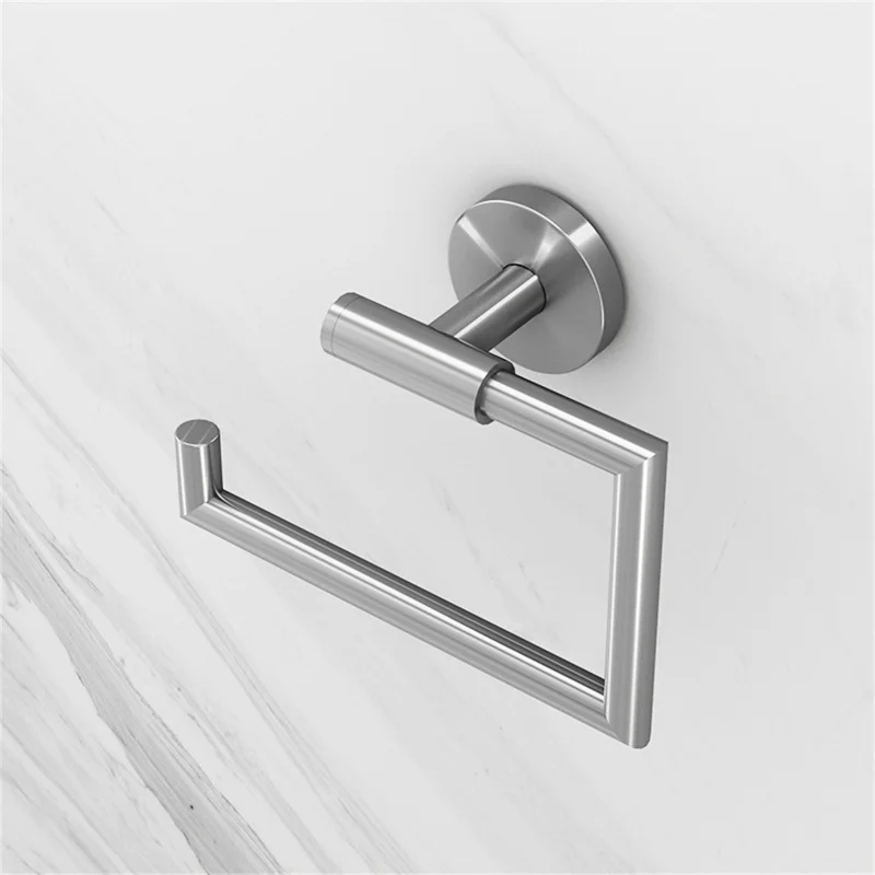 Stainless Steel Toilet Paper Holder Wall Mount Bathroom Tissue Roll Dispenser with 180 Degree Rotating Arm
