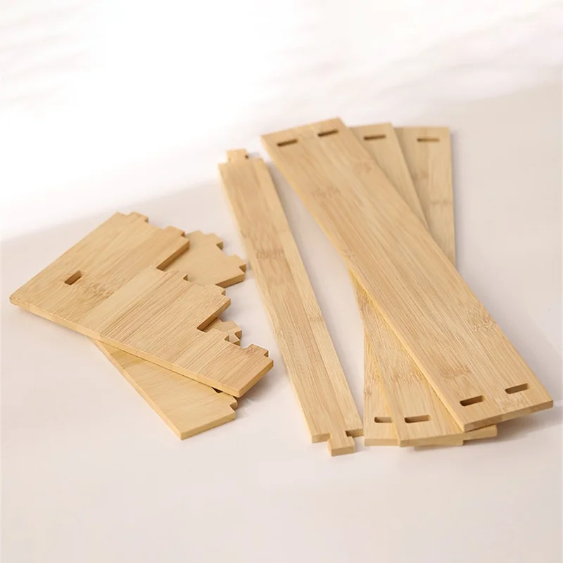 Bamboo 3-Tier Spice Rack Organizer Kitchen Detachable Condiments Storage Shelf