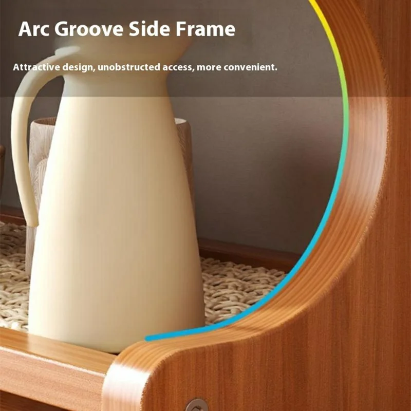 Présentoir en forme de trapèze 35 cm 3 niveaux Supports de rangement Organisateur pour tasses, plantes, rebord de fenêtre, balcon - Version filet
