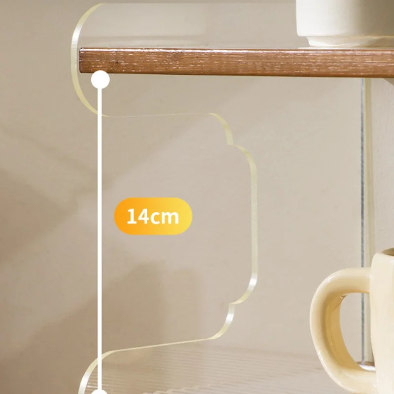 Scaffale da Scrivania a 2 Ripiani da 50cm Organizzatore Multifunzione Libreria da Ufficio - Nero