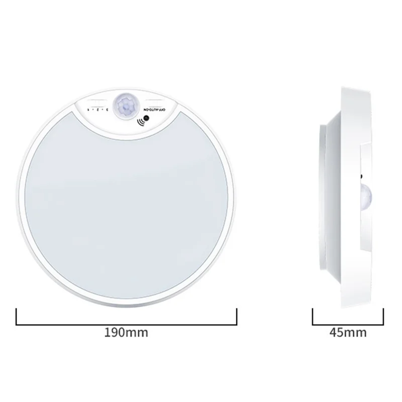 T041 For Stairway Hallway Warehouse 4500mAh Rechargeable LED Motion Sensor Ceiling Light