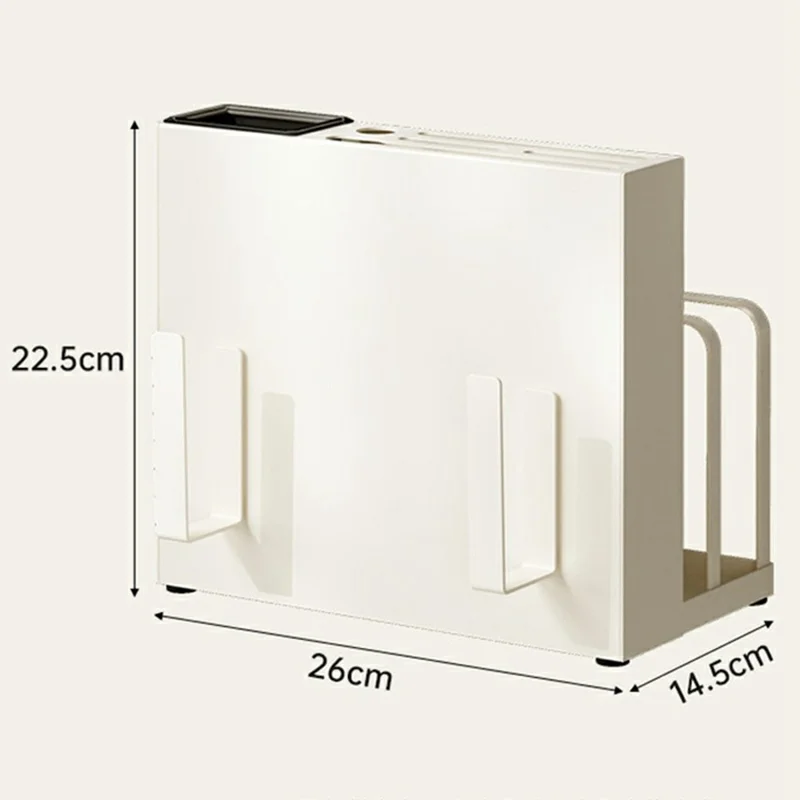 Multifunctional Kitchen Countertop Organizer For Knives Utensils Cutting Boards Carbon Steel Storage Rack