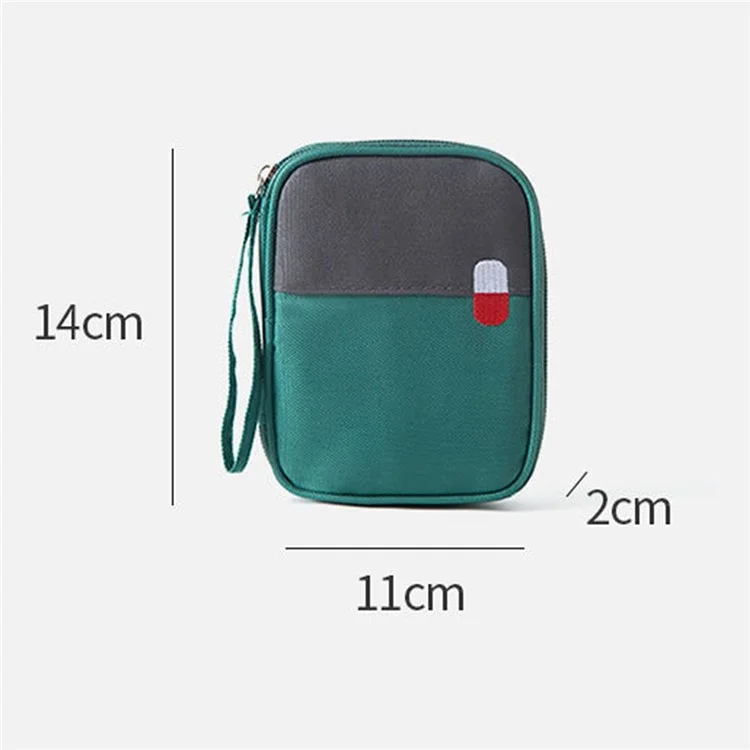 YB-847 Sac Médical de Voyage Portable à Petite Taille Sac de Rangement de Médecine en Tissu Oxford Imperméable - Rose