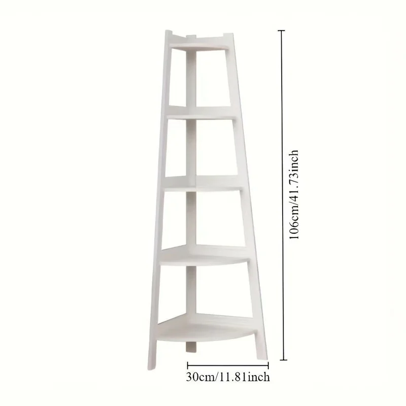 5 Tiers Plant Stand Corner Storage Shelf for Living Room Bedroom Kitchen Space Saving Organizer