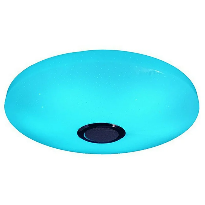 Round LED Music Ceiling Light  33CM 36W Bluetooth-Compatible Smart RGB Colorful Lamp Support Remote / APP Control