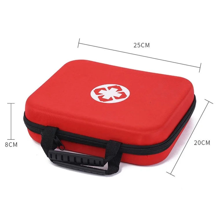 25x20x8cm da Viaggio Bag di Pronto Soccorso di Sopravvivenza Compact Medicine Borsa Paramedics Case Con Cinturino Per Manubrio Per le Attività Automobilistiche Per Auto a Casa da Campeggio Sport da Cucina All'aperto All'aperto