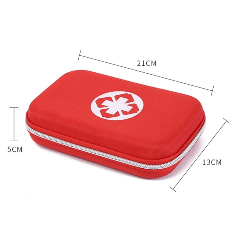 21x13x5cm Primeiros Socorros de Socorro Dura EVA Hard Shell Medical Bag Box Portátil Para Viagens de Saúde em Casa e Situações de Emergência ao ar Livre
