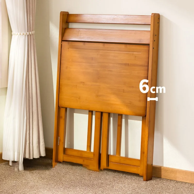 84 x 41 x 87cm Folding Table Compact Portable Computer Desk for Home Office Study Children Learning - Brown