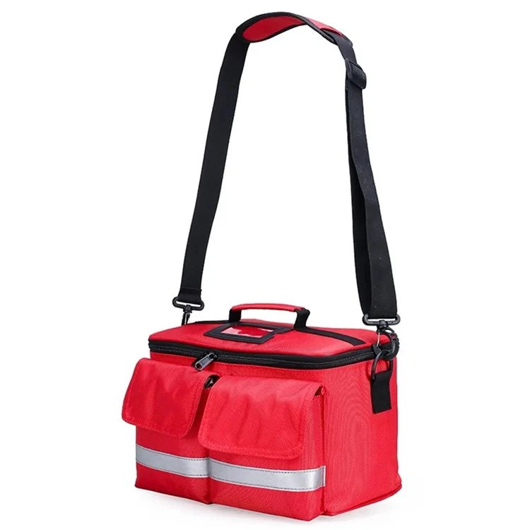 Bolsa De Emergencia Impermeable Viajes Al Aire Libre Herramienta De Primeros Auxilios Bolsa Portátil Para La Oficina En Casa Viajes Camping Senderismo - Rojo