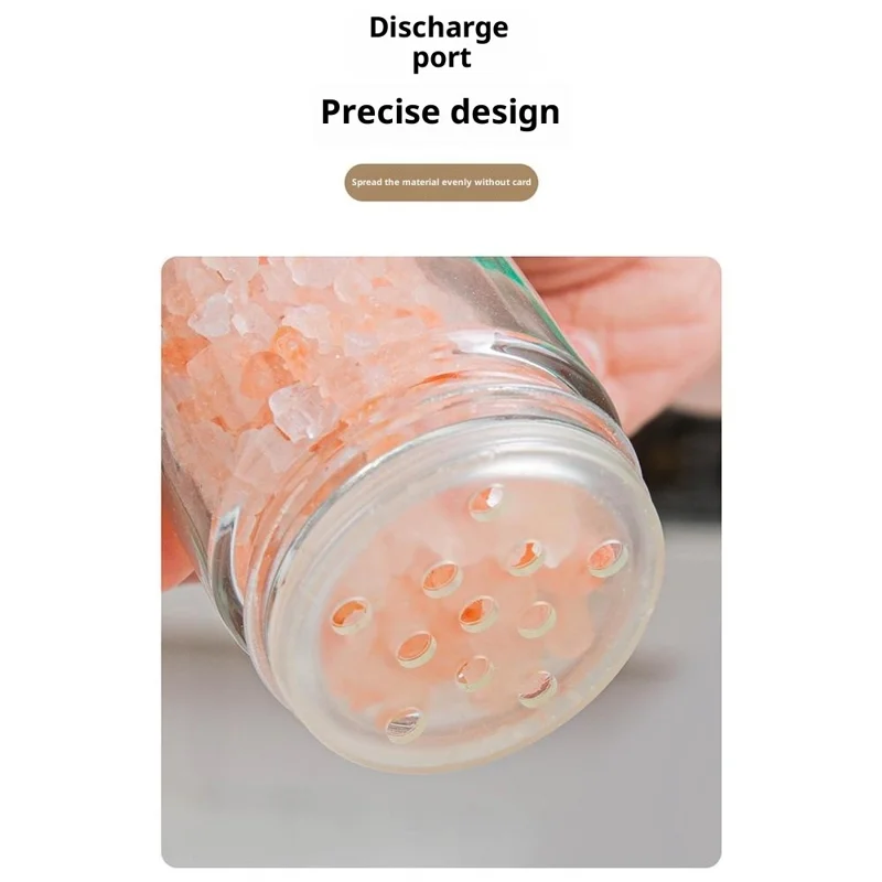 Rotating Ferris Wheel Spice Rack Set with 18Pcs Glass Jars Seasoning Organizer Storage Holder for Kitchen Home